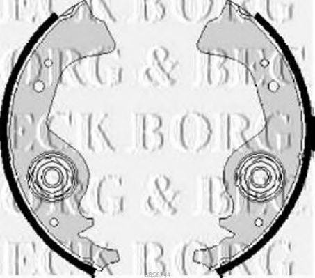 Комплект тормозных колодок BORG & BECK BBS6244