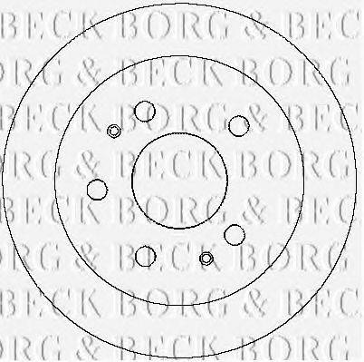BORG & BECK BBD4146 Тормозной диск