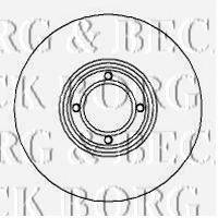BORG & BECK BBD4264 Тормозной диск
