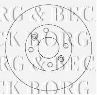 BORG & BECK BBD4429 Тормозной диск