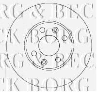 BORG & BECK BBD4434 Тормозной диск