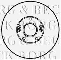 Тормозной диск BORG & BECK BBD4702