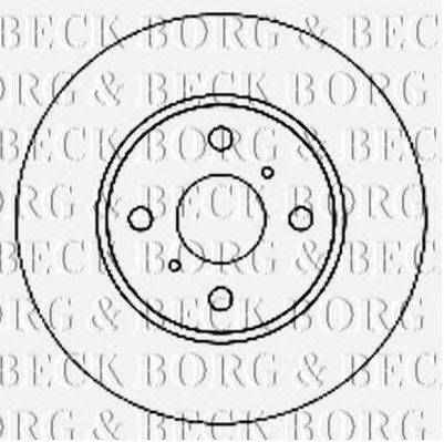 BORG & BECK BBD4740 Тормозной диск