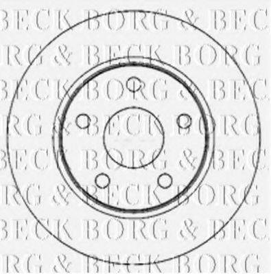 BORG & BECK BBD4768 Тормозной диск