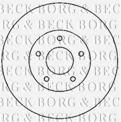 BORG & BECK BBD4821 Тормозной диск