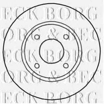 BORG & BECK BBD5184 Тормозной диск