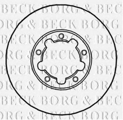BORG & BECK BBD5232 Тормозной диск