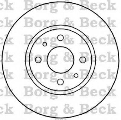 Тормозной диск BORG & BECK BBD5242