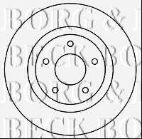 BORG & BECK BBD5261 Тормозной диск