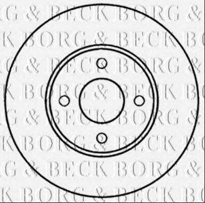 BORG & BECK BBD5273 Тормозной диск