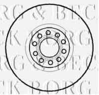 Тормозной диск BORG & BECK BBD5734S