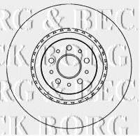 BORG & BECK BBD5802S Тормозной диск