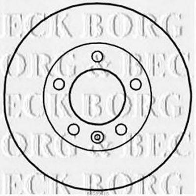 BORG & BECK BBD5941S Тормозной диск