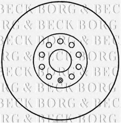 BORG & BECK BBD5963S Тормозной диск