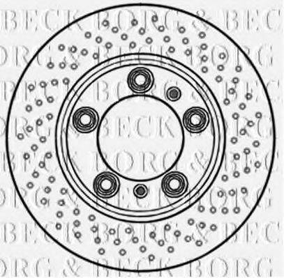 BORG & BECK BBD6002S Тормозной диск