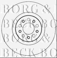 BORG & BECK BBD6011S Тормозной диск
