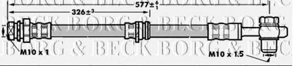 BORG & BECK BBH6898 Тормозной шланг