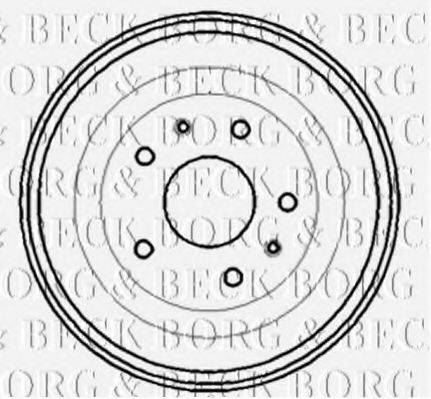 Тормозной барабан BORG & BECK BBR7193