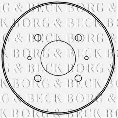 BORG & BECK BBR7235 Тормозной барабан