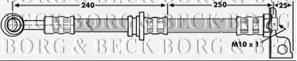 Тормозной шланг BORG & BECK BBH7040