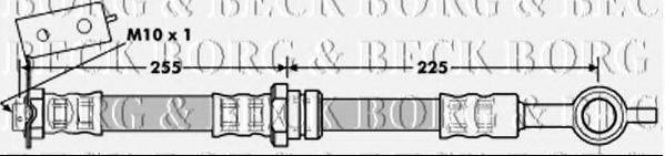 Тормозной шланг BORG & BECK BBH7059