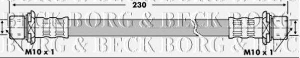 BORG & BECK BBH7102 Тормозной шланг