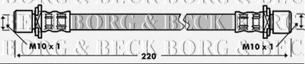 BORG & BECK BBH7330 Тормозной шланг