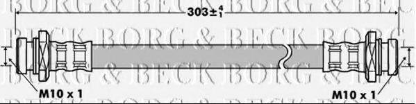 BORG & BECK BBH7524 Тормозной шланг