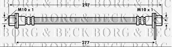 Тормозной шланг BORG & BECK BBH7561