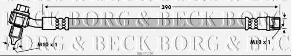 Тормозной шланг BORG & BECK BBH7739