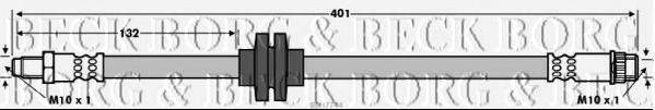 BORG & BECK BBH7744 Тормозной шланг