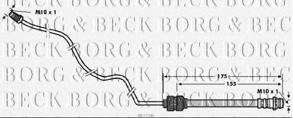 Тормозной шланг BORG & BECK BBH7786