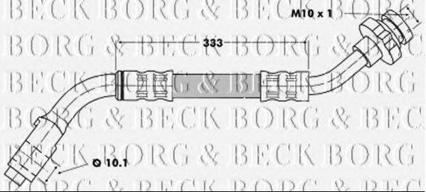 Тормозной шланг BORG & BECK BBH6313