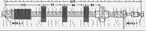 Тормозной шланг BORG & BECK BBH6685
