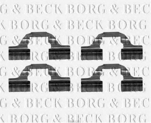 BORG & BECK BBK1222 Комплектующие, колодки дискового тормоза