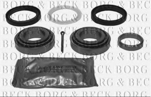 Комплект подшипника ступицы колеса BORG & BECK BWK027