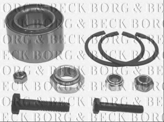 Комплект подшипника ступицы колеса BORG & BECK BWK040