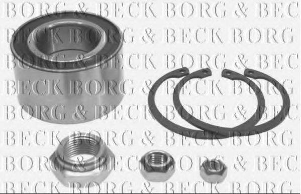Комплект подшипника ступицы колеса BORG & BECK BWK049