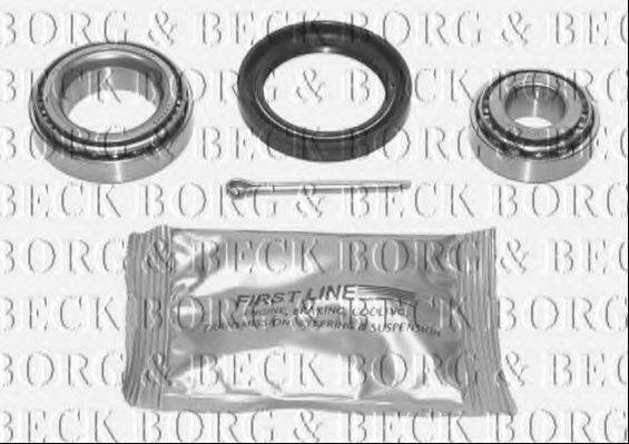 Комплект подшипника ступицы колеса BORG & BECK BWK055