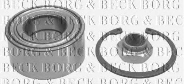 Комплект подшипника ступицы колеса BORG & BECK BWK075