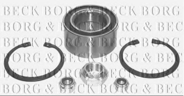 Комплект подшипника ступицы колеса BORG & BECK BWK082