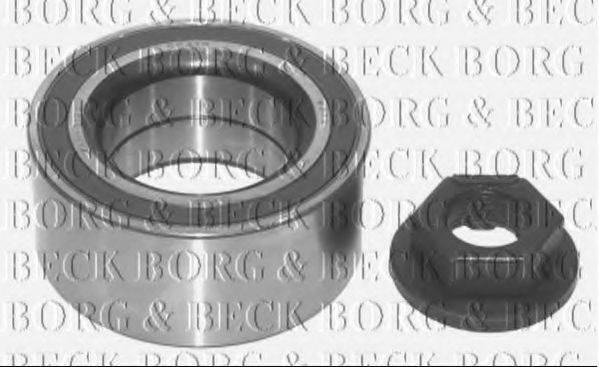 Комплект подшипника ступицы колеса BORG & BECK BWK1012