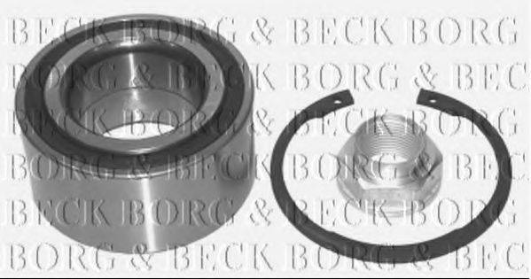Комплект подшипника ступицы колеса BORG & BECK BWK1020