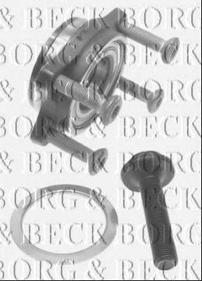 Комплект подшипника ступицы колеса BORG & BECK BWK1117