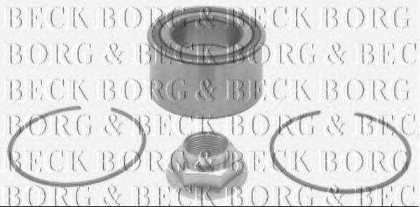 Комплект подшипника ступицы колеса BORG & BECK BWK1249