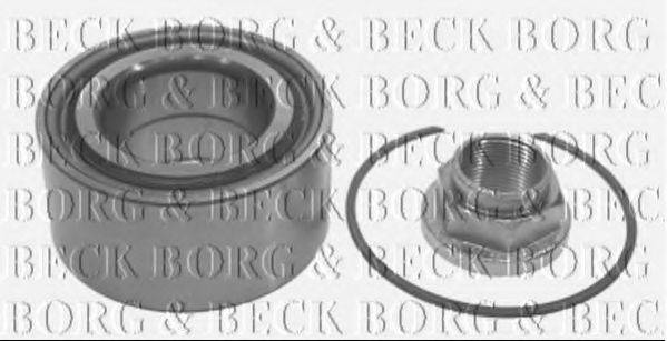 Комплект подшипника ступицы колеса BORG & BECK BWK127