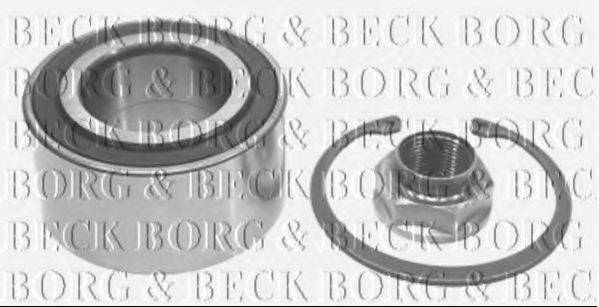 Комплект подшипника ступицы колеса BORG & BECK BWK128
