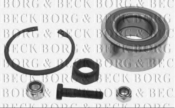Комплект подшипника ступицы колеса BORG & BECK BWK299
