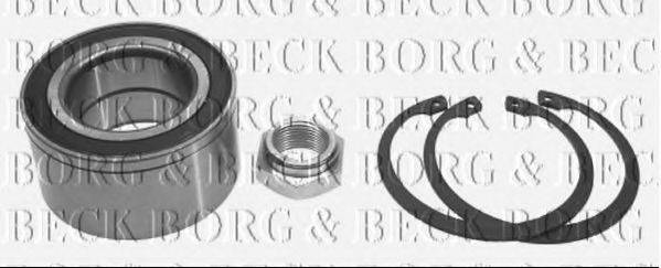 BORG & BECK BWK346 Комплект подшипника ступицы колеса