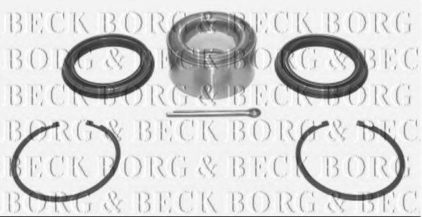 Комплект подшипника ступицы колеса BORG & BECK BWK351